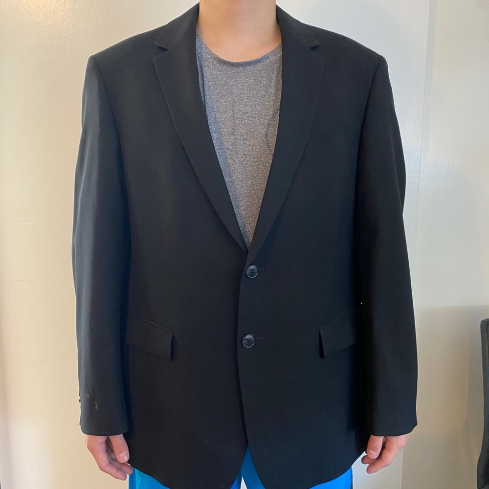 Kenneth Cole suit jacket charcoal gray